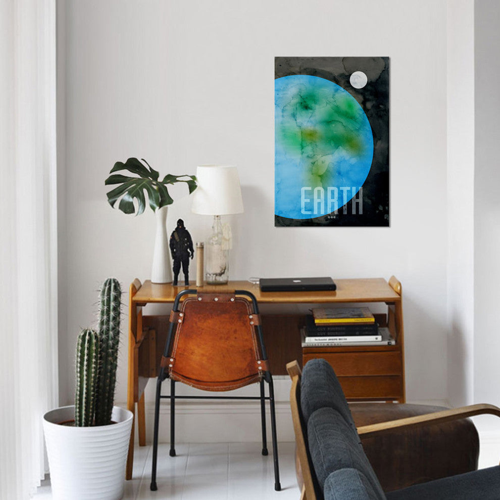 "The Planet Earth" by Michael Tompsett, Canvas Print, 40x26"