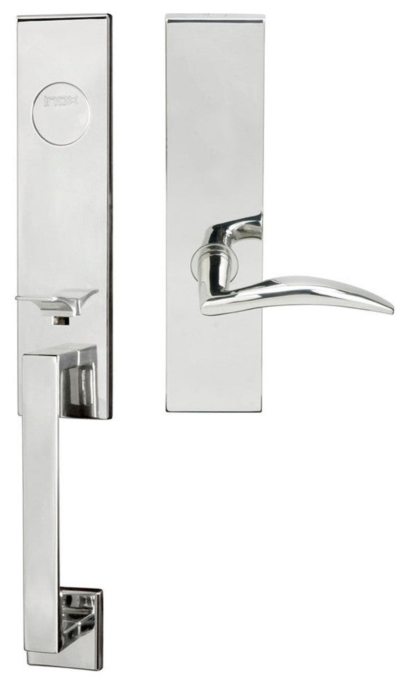Air-Stream Lever, Mortise Dummy Handleset, Right Hand, Polished Stainless Steel