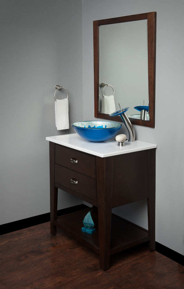Diaccio Glass Vessel Sink