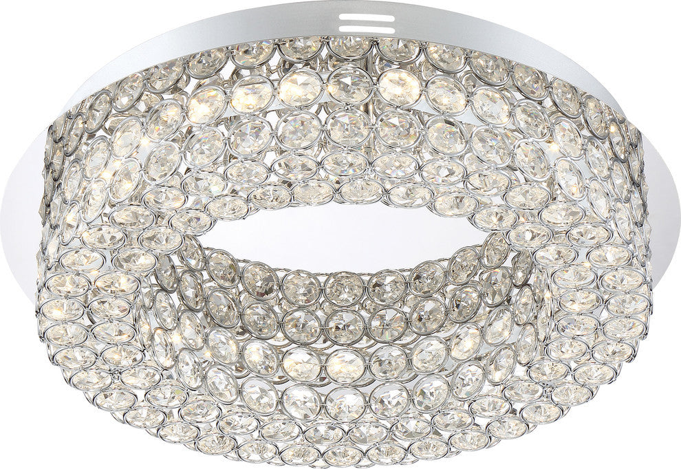 Quoizel PCIN1616C LED Flush Mount Infinity Polished Chrome