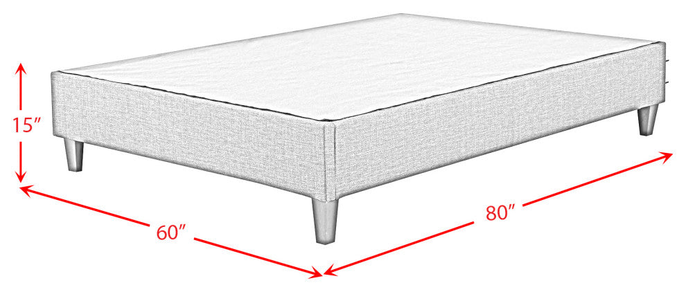 Picket House Furnishings Abby Twin Platform Bed, Queen