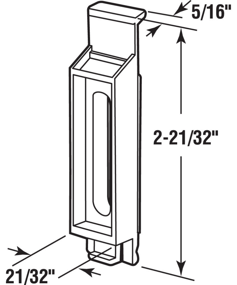 Drawer Track Guides and Glides, 4Pack