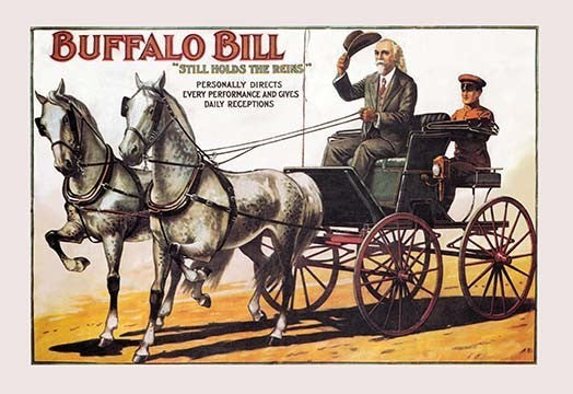 Buffalo Bill: Still Holds the Reins - Fine Art Giclee Print 24" x 36"