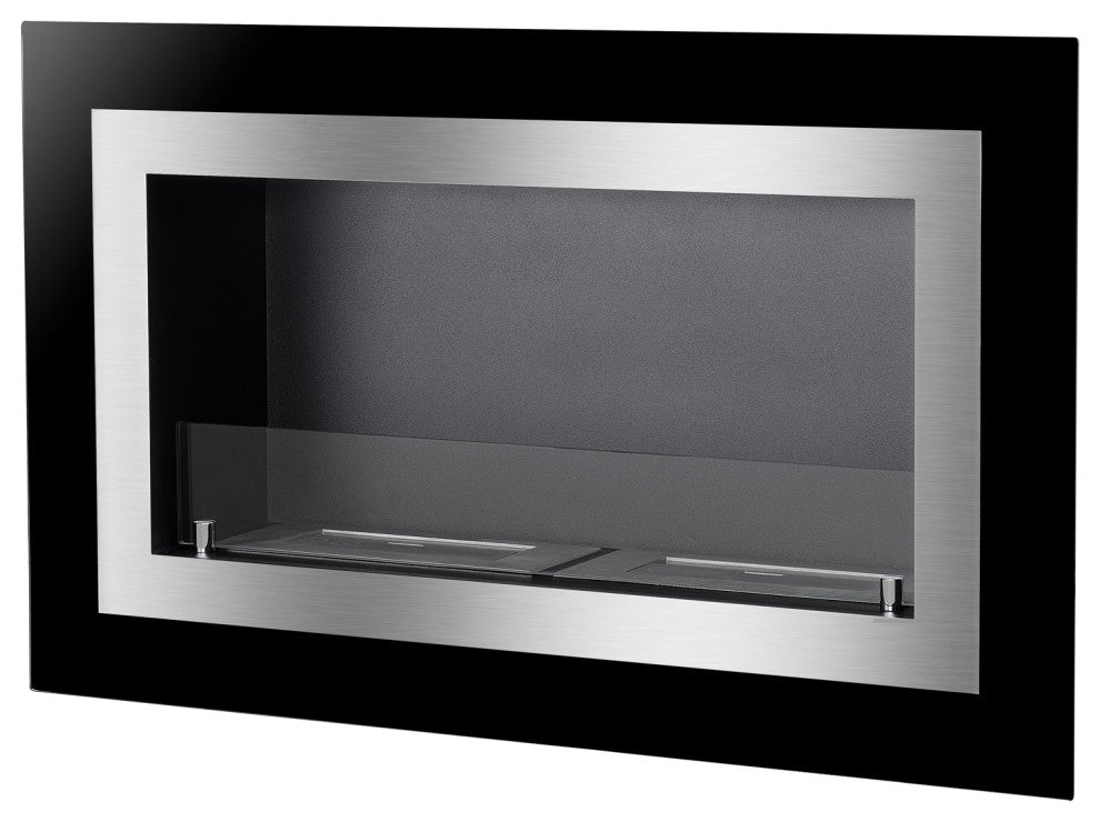 Recessed Wall Ventless Bio Ethanol Fireplace - Villa | Ignis