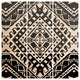 Deny Designs Amy Sia Tribe Black and White 2 Wood Wall Mural, 4'x4'