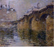 Gustave Loiseau Pont Neuf in the Snow Premium Canvas Print