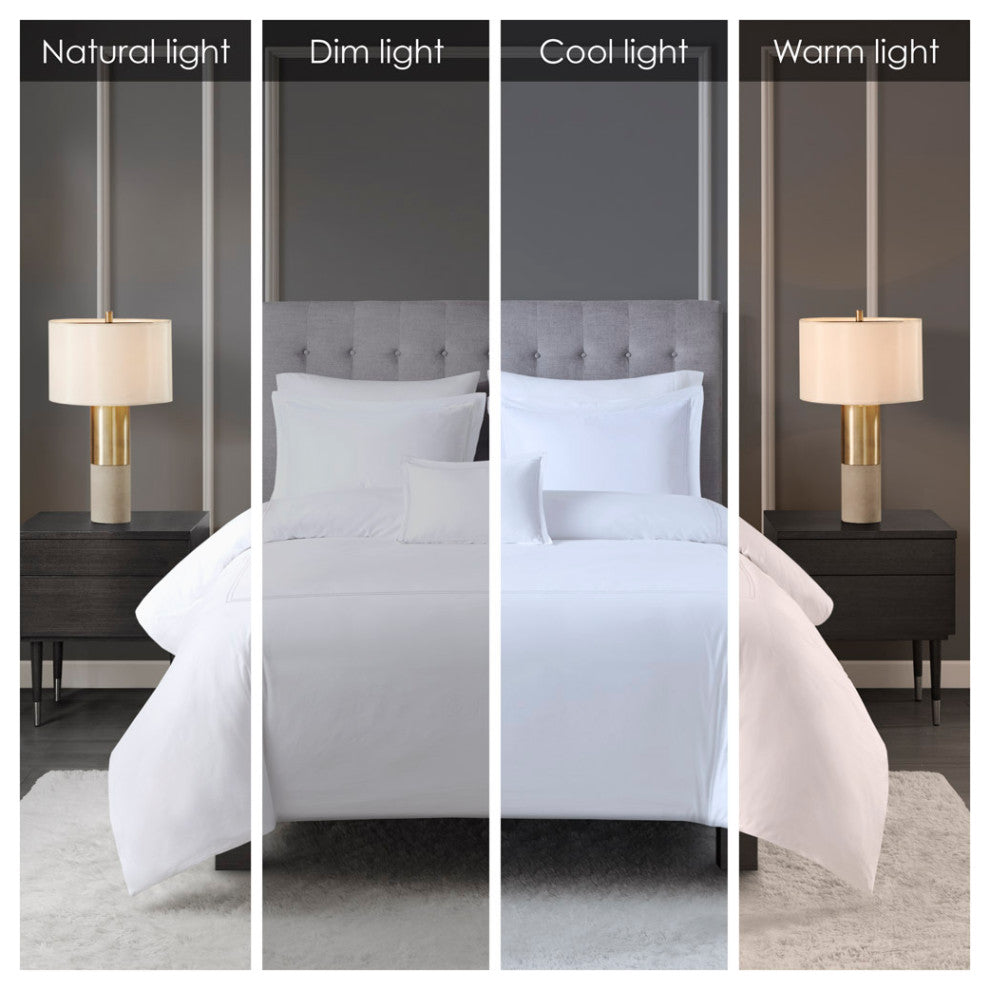 Madison Park Signature 500 Thread Count 100% Cotton Sateen Duvet Cover Set
