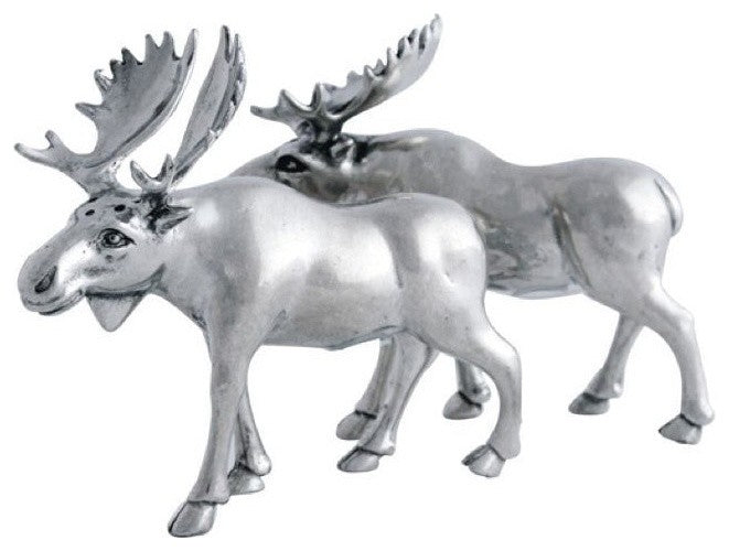 Moose Salt and Pepper Shakers, 2-Piece Set