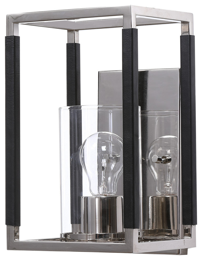 Uttermost Newburgh 1 Light Nickel Sconce