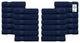 Organic Cotton Feather Touch Quick Dry Hand Towel, Insignia Blue, Pack of 24
