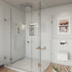 Chrome Dual Flush Buttons For Wall Mounted Toilet