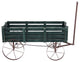 Shine Company 4944Gr Buckboards Garden Wagons Decorative Planter Green