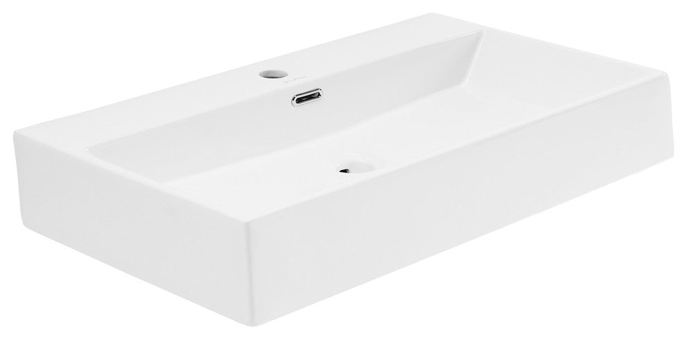 Claire 30" Rectangle Wall-Mount Bathroom Sink