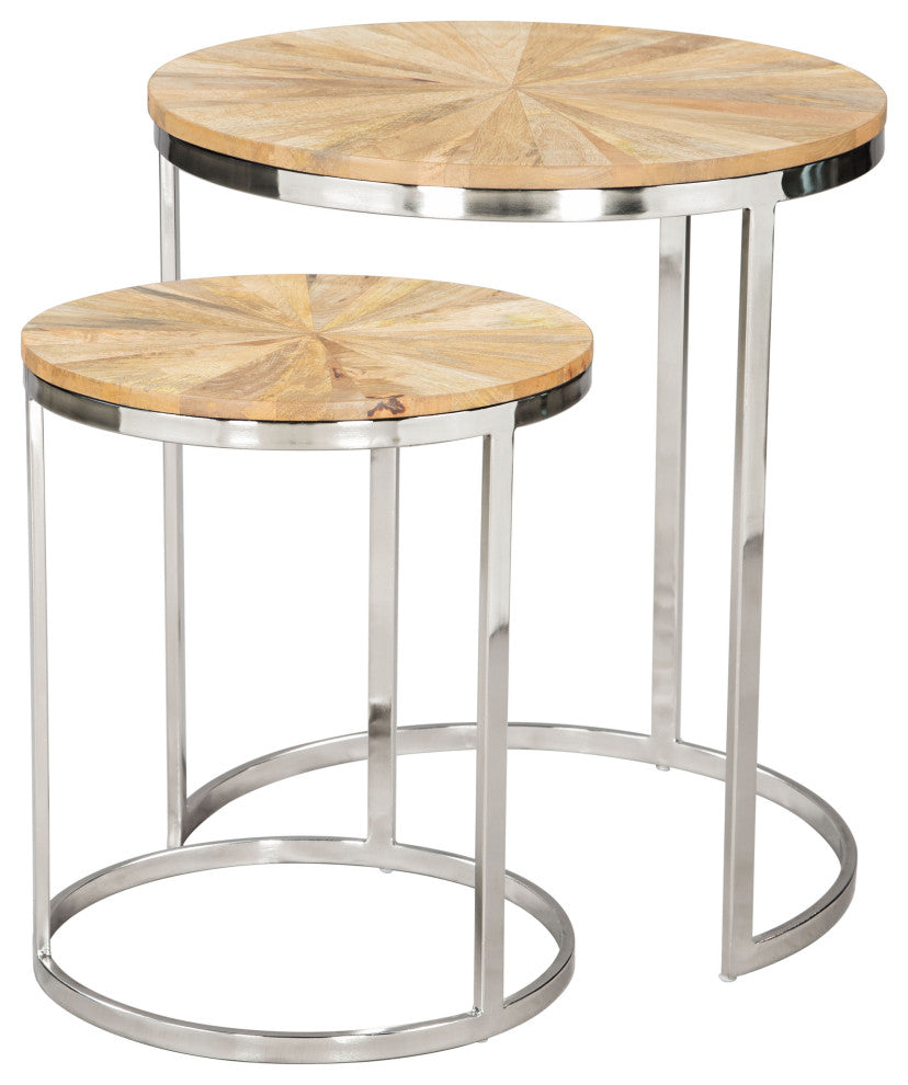 Bari Coffee Table Set (2-Piece) Natural