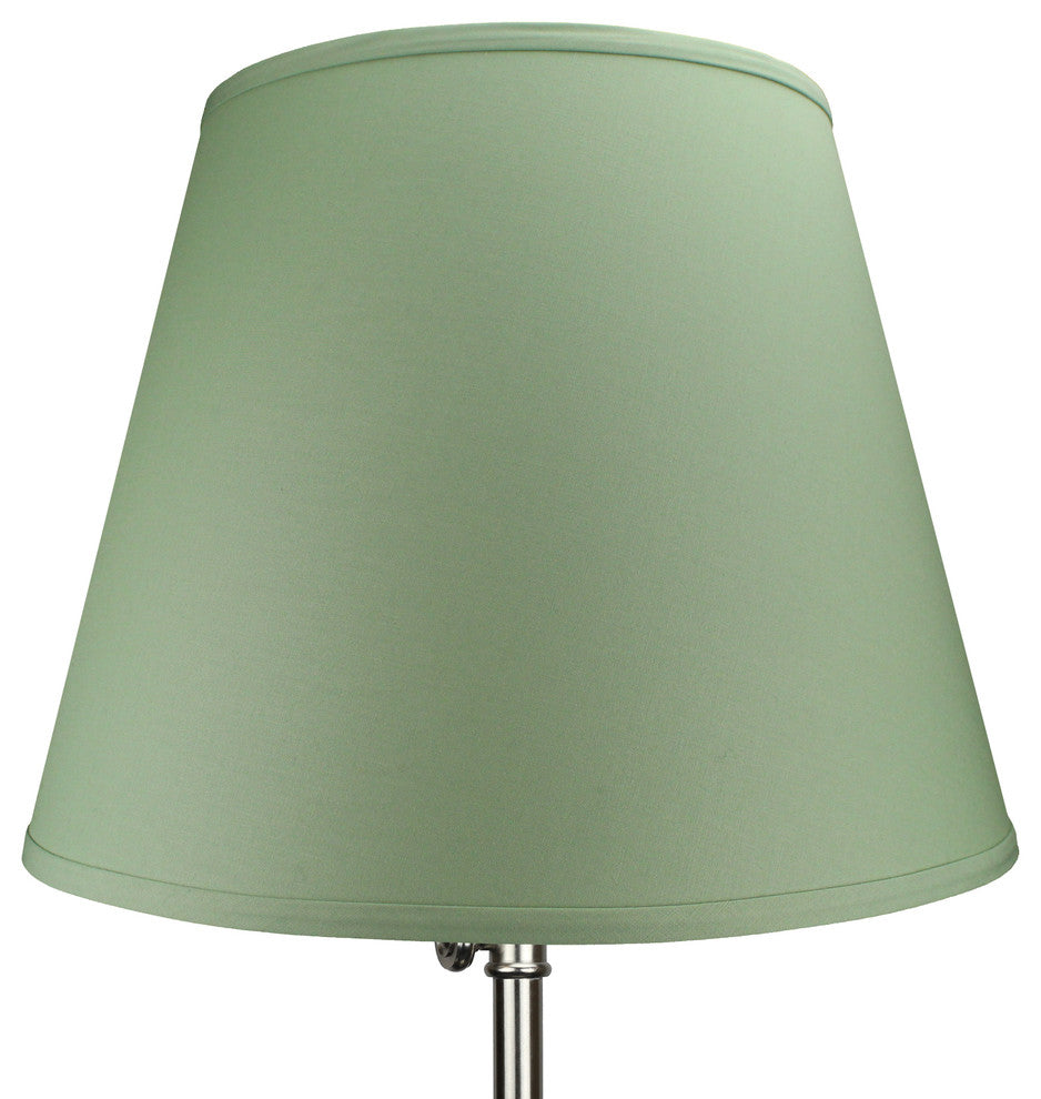 Fenchel Shades 11"x17"x13" Spider Attachment Empire Lamp Shade, Linen Celadon