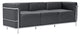 Modern Classics Grand Lc3 Sofa, Black