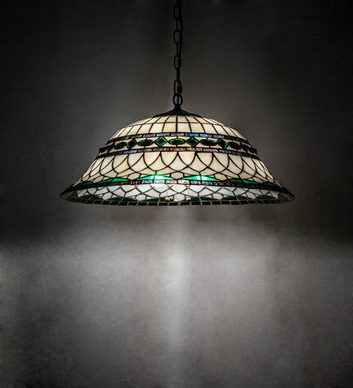 24 Wide Tiffany Roman Pendant