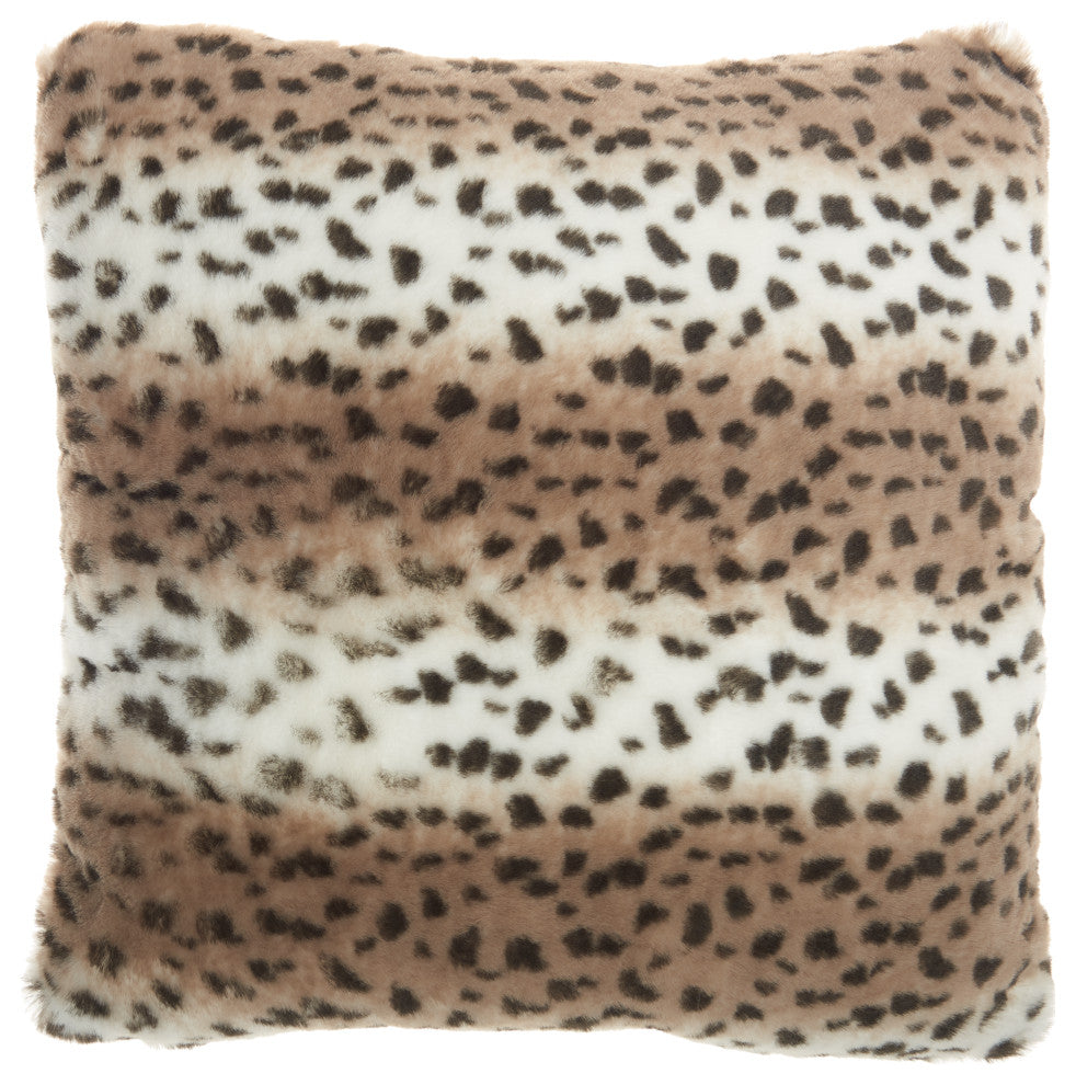 Mina Victory VV465 Throw Pillow, Beige, 20" X 20"