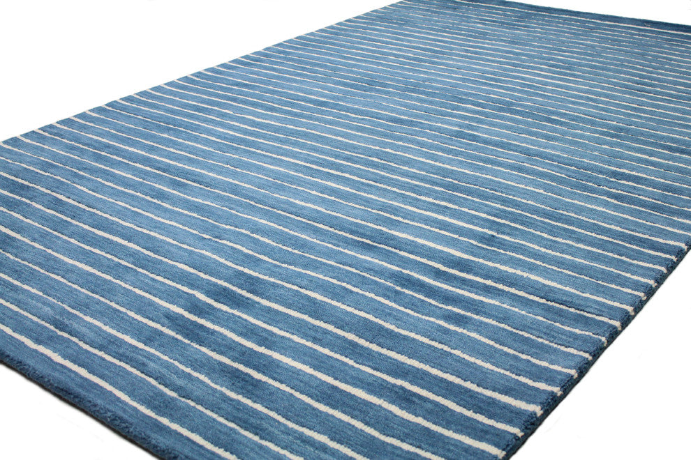 Bashian Brentwood Area Rug, Azure, 7'6"x9'6"