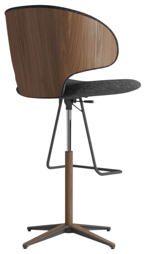Harper Barstool, Dark Shadow Fabric