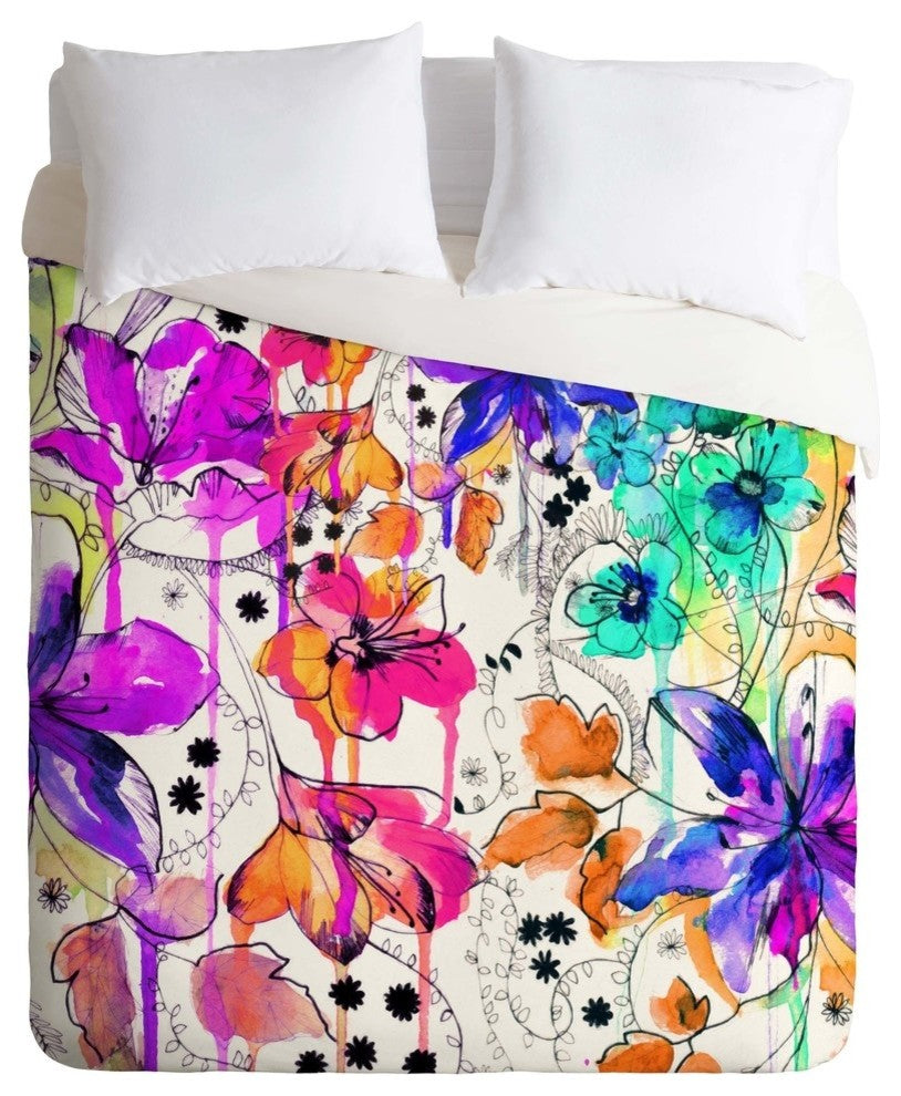 Deny Designs Holly Sharpe Lost In Botanica 1 Duvet Cover - Lightweight