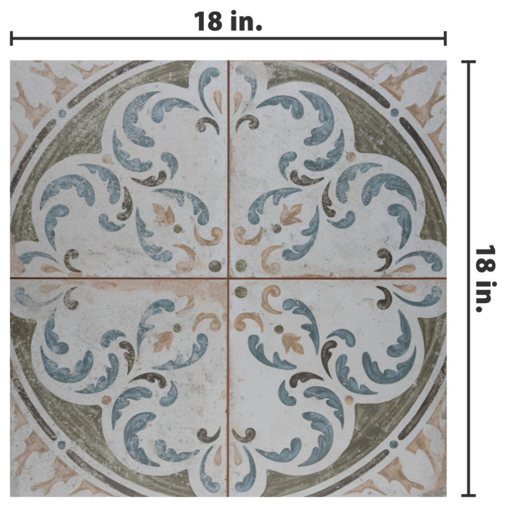 Kings Porto Amaral Ceramic Floor and Wall Tile Sample