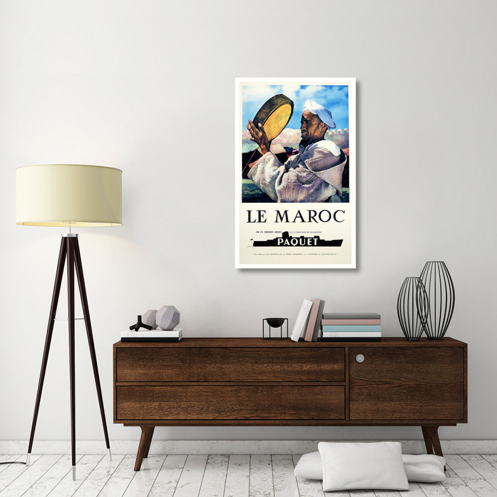 "Le Maroc / Navigation Paquet" Digital Paper Print by Unknown, 29"x46"