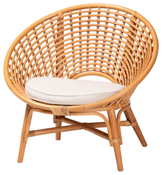 Abby Natural Rattan Accent Chair