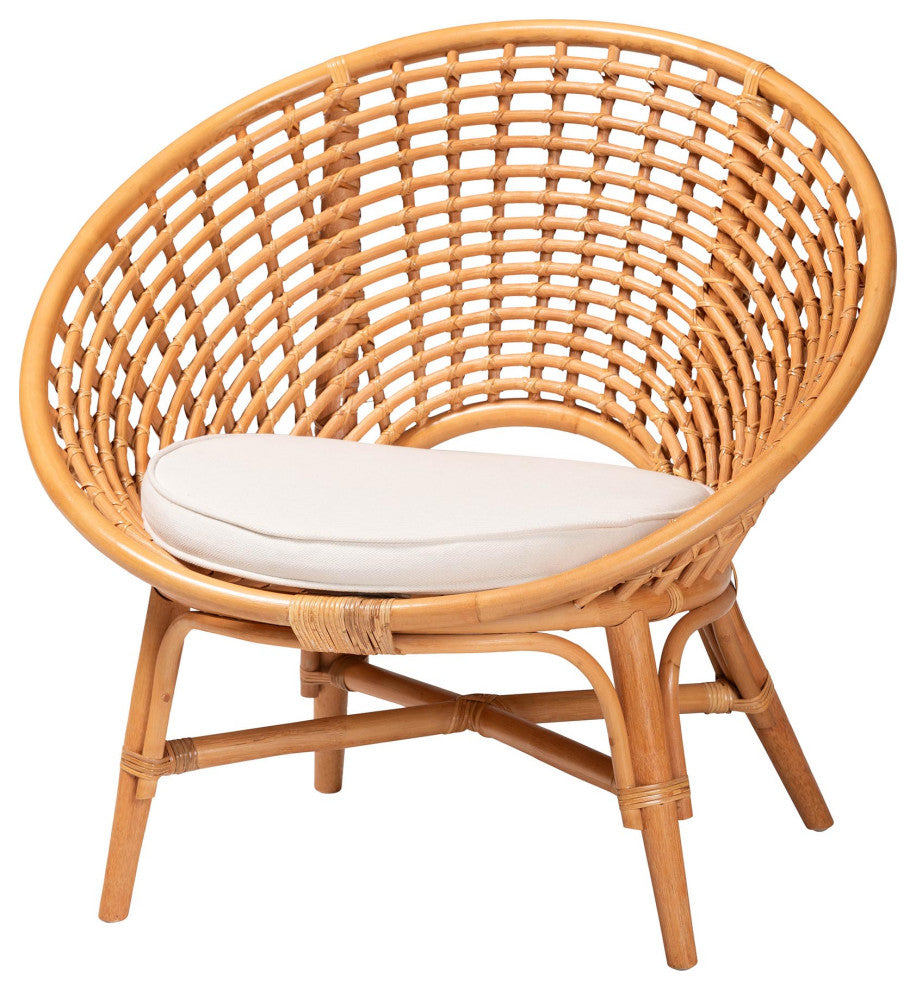 Abby Natural Rattan Accent Chair
