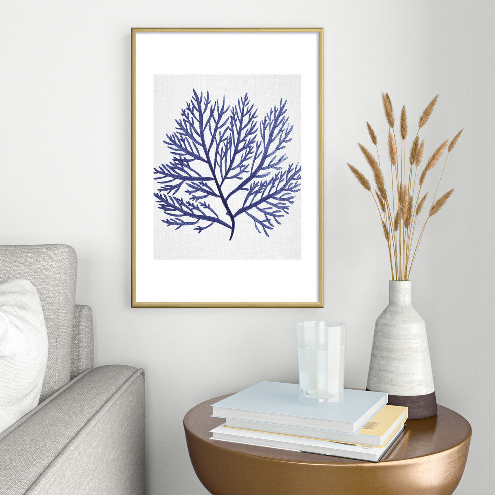 Gal Design Seaweed 9 Metal Framed Art Print