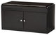 Margaret 2-Door Wood Shoe Cabinet With Faux Leather Seating Bench, Espresso