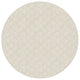 Couristan Sea Bright Indoor/Outdoor Accent Rug | Versatile Carpet, Sand Dollar, Round 4'