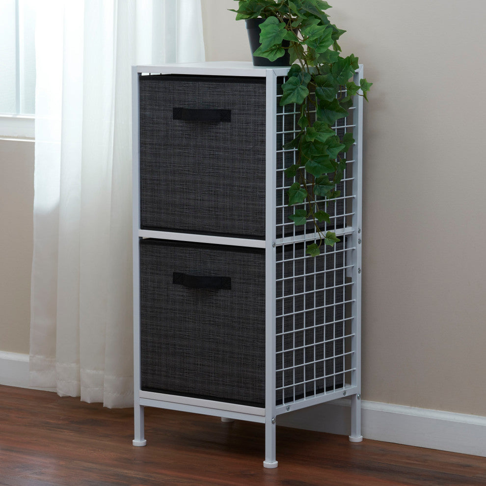 Fabric Storage Bins 2 Piece Set