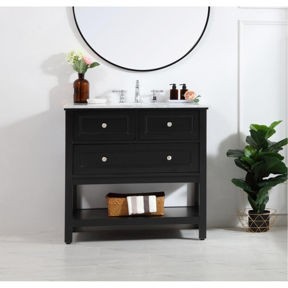 36" Single Bathroom Vanity Set