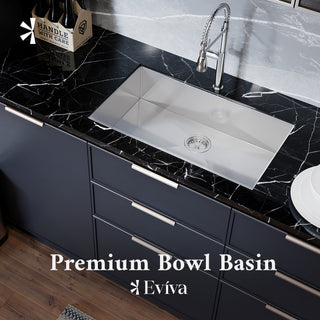 Eviva Aries 30" x 18" Stainless Steel Undermount Kitchen Sink