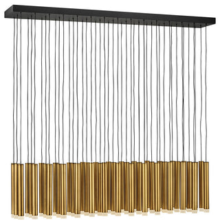 Fredrick Ramond Harmony Medium Adjustable Led Linear, Heritage Brass