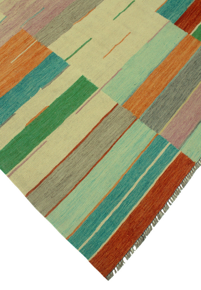 Winchester Kilim Aatif Charcoal/Ivory Rug, 5'9x7'9