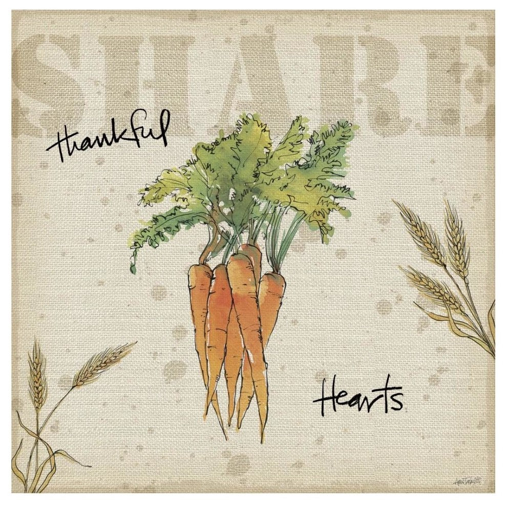 "Farmers Feast Harvest V" Digital Paper Print by Anne Tavoletti, 32"x32"