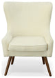 Claudie Wing Back Accent Chair, Beige