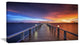"Picturesque Seashore With Long Pier" Sea Pier Wall Art, 40"x20"