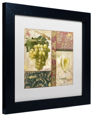 Color Bakery 'Sofia II' Matted Framed Art, Black Frame, White Mat, 11x11
