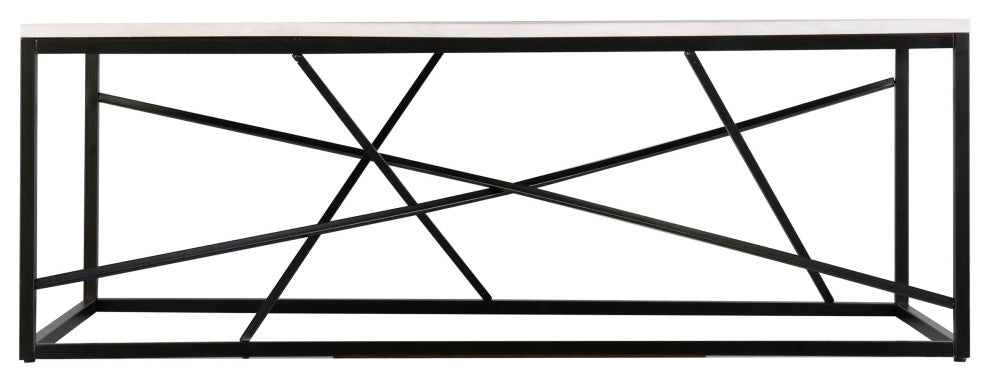 Mitcham Faux Marble Cocktail Table