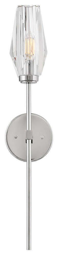 Hinkley Ana Large Single Light Sconce, Polished Nickel