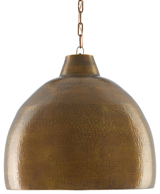 Earthshine Brass Large Pendant