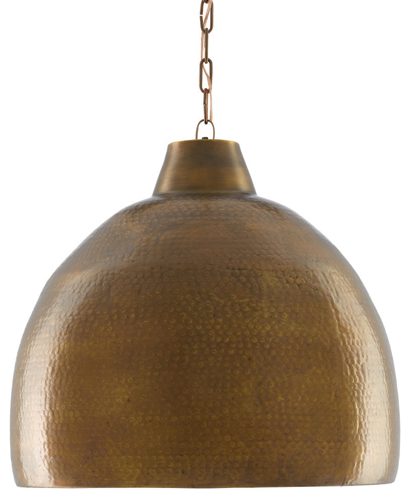 Earthshine Brass Large Pendant