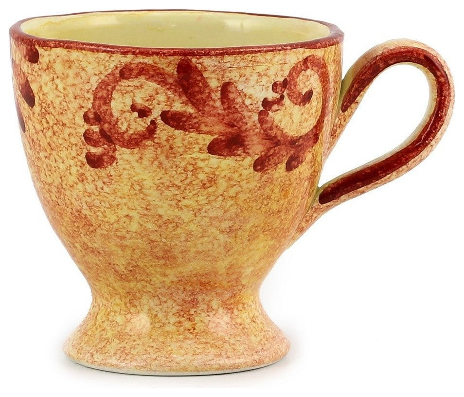 Caff Ancona, Footed Coffee Mug Renaissance Style