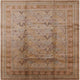 Ahgly Company Indoor Square Mid-Century Modern Area Rugs, 3' Square