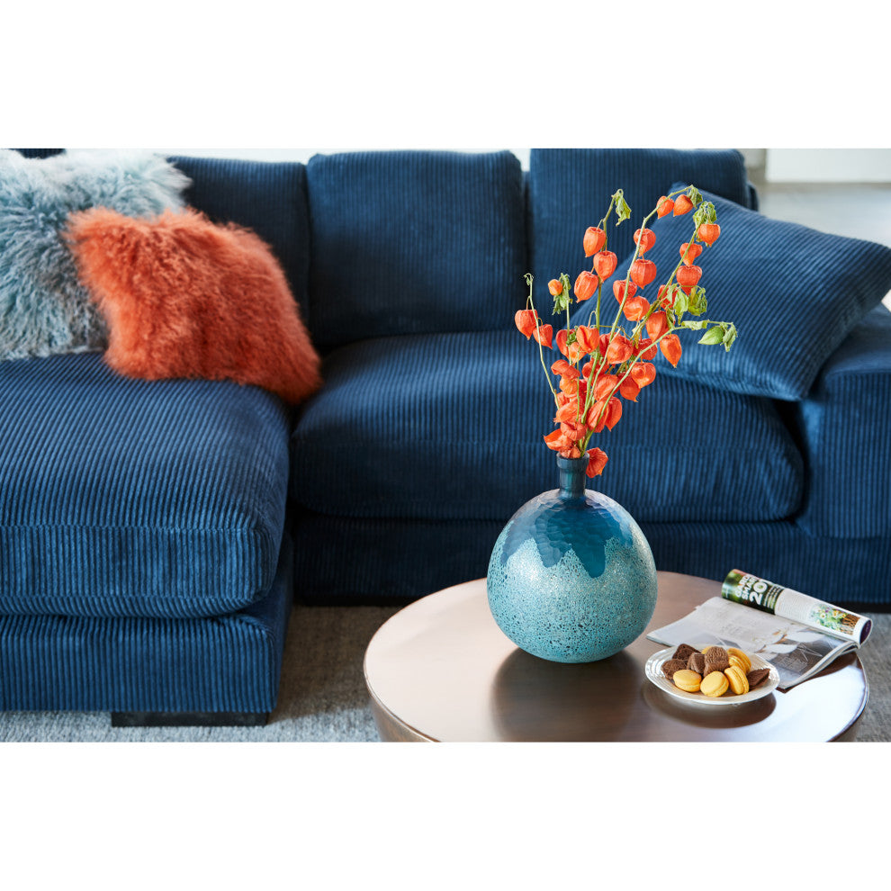 Contemporary Nix Vase Blue - Blue