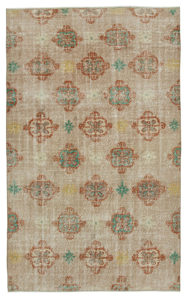 Rug N Carpet - Handwoven Oriental 5' 5'' x 8' 10'' Contemporary Area Rug