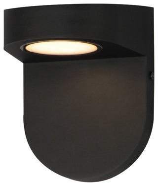 Maxim 86198 Ledge 6" Tall Outdoor Wall Sconce - Black